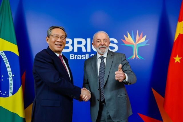 Lula se reúne com primeiro-ministro da China para tratar sobre agro, tecnologia e COP 30