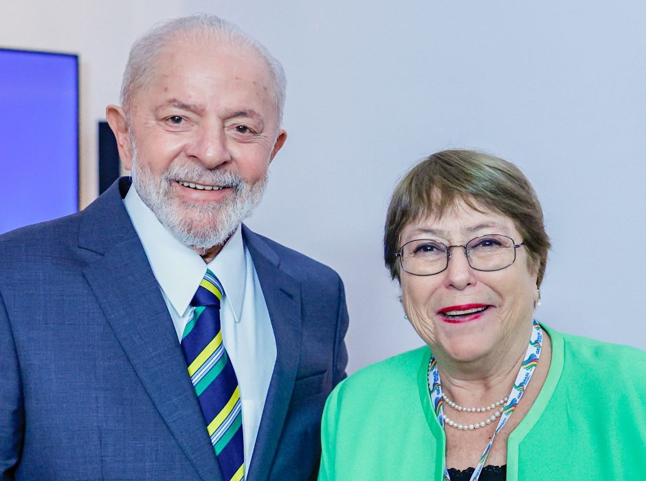 Lula e Michelle Bachelet | Divulgação/Ricardo Stuckert/PR