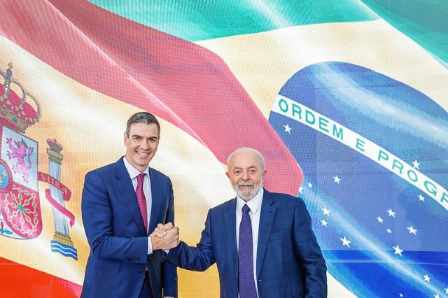 Lula e Pedro sanchez dão declaração conjunta sobre israel