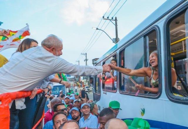 Lula e apoiadora