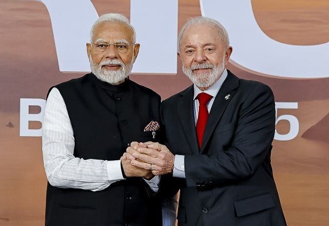 Lula e primeiro-ministro da Índia, Narendra Modi | Divulgação/Ricardo Stuckert/PR