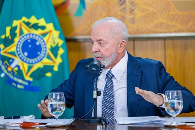 Lula em entrevista no Palácio do Planalto | Ricardo Stuckert/PR