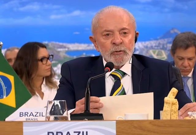 Lula faz discurso na abertura do G20 no Rio de Janeiro | Reprodução