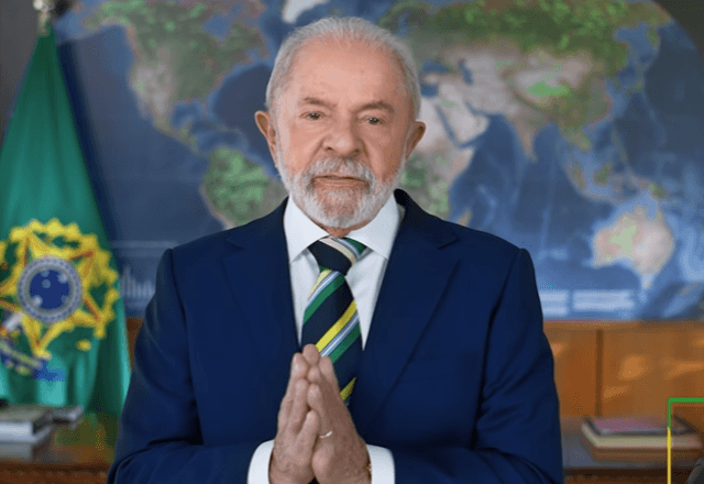Lula fez pronunciamento oficial neste sábado (6) | Reprodução