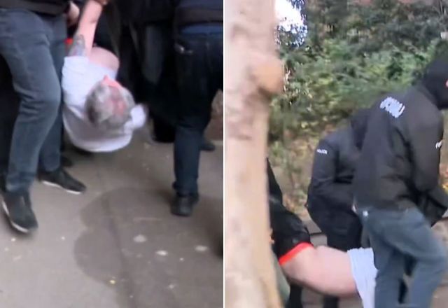 Vídeo: Polícia da Geórgia espanca e prende líder da oposição