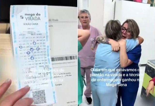 Vídeo: Mulher comemora ao pensar que ganhou na Mega da Virada e se decepciona