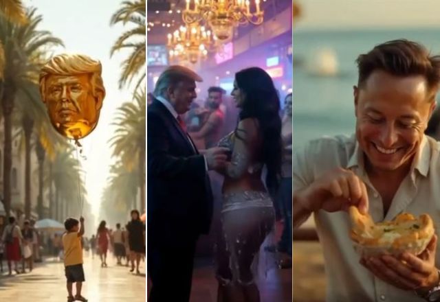 Trump divulga vídeo de IA de como seria a "sua Faixa de Gaza"