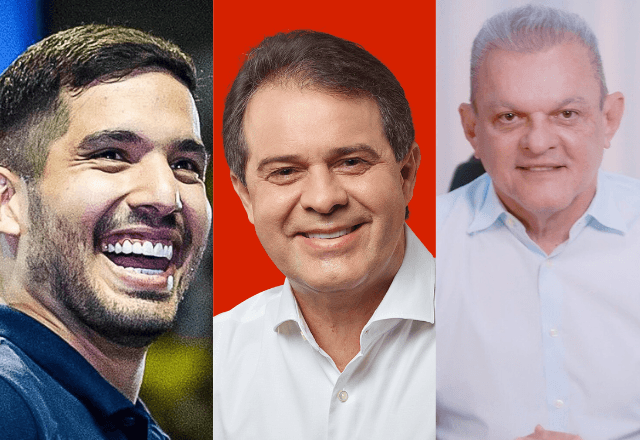 Candidatos à Prefeitura de Fortaleza | Reprodução/Redes sociais | Daniel Calvet/Prefeitura de Fortaleza