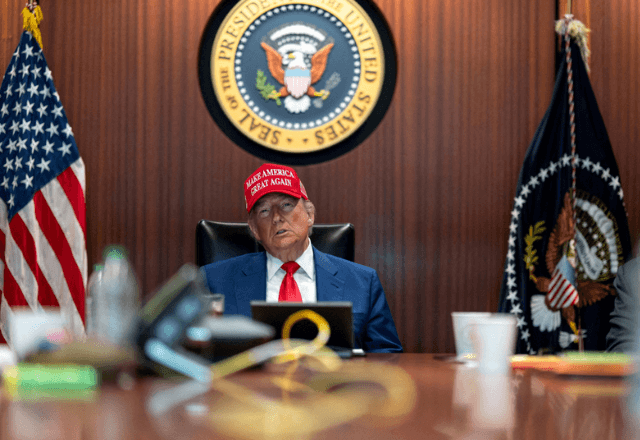 Presidente dos EUA, Donald Trump, em 21 de junho de 2025 na Casa Branca | Divulgação/Reuters