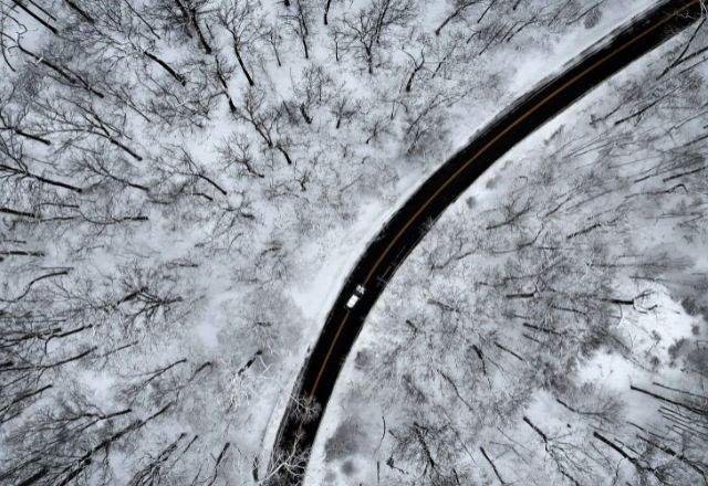 Tempestade de neve e gelo provoca cancelamentos de voos nos EUA | REUTERS/Mike Segar