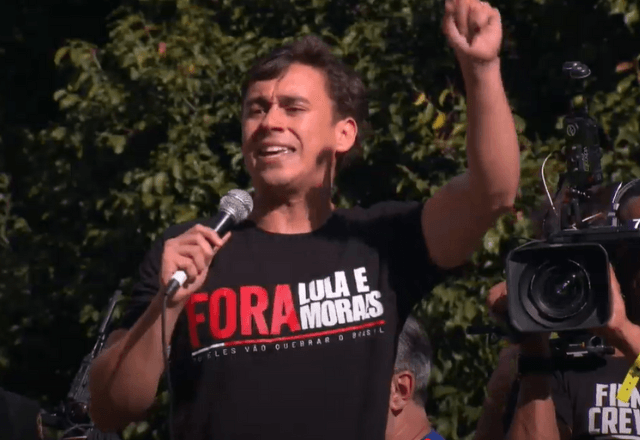 Nikolas discursa na Paulista | Reprodução