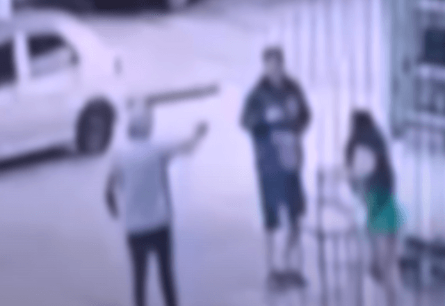 Momento do assassinato do frentista | Reprodução/Primeiro Impacto