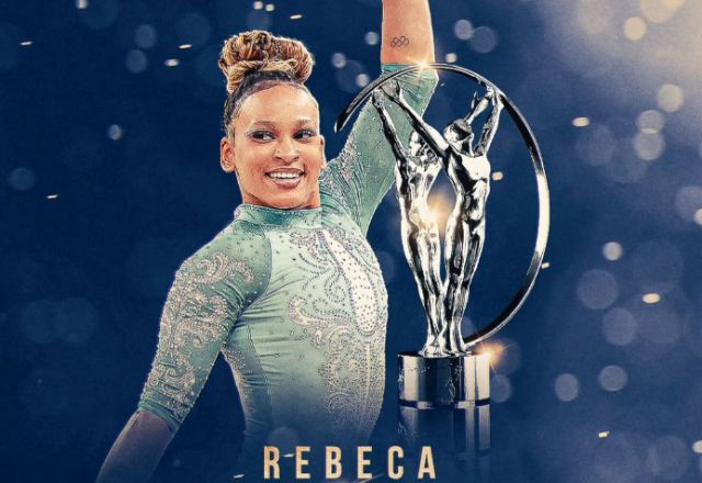 Rebeca Andrade é premiada no 'Oscar dos Esportes' | Foto: Reprodução/Instagram