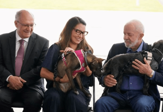Alckmin, Janja e Lula no lançamento do projeto ProPatinhas | Divulgação/Cadu Gomes