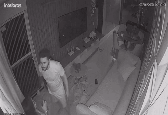 Influenciadora Keren Leão divulga vídeo em que aparece sofrendo violência doméstica por parte do ex-companheiro, Cássio Daniel | Foto: Reprodução/Instagram/@eukerenleao