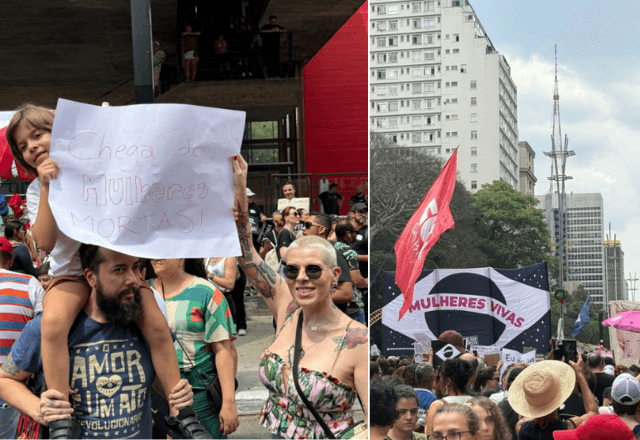 Ato contra o feminicídio reúne famílias em São Paulo | Reprodução