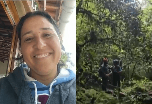  Ana Paula Mello, filha de um dos ciclistas que foram encontrados | Foto: Reprodução/SBT
