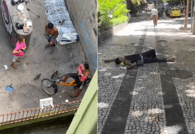 Moradores de Copacabana reclamam do aumento de usuários de drogas no bairro | Reprodução