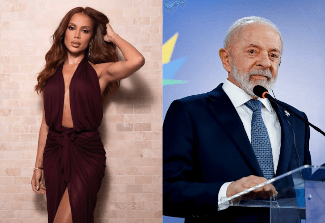 Anitta pede que Lula indique uma mulher ao STF | Foto: Reprodução/ Ricardo Stuckert