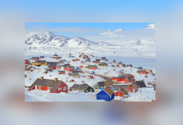 Pequeno vilarejo na Groenlândia | Shutterstock