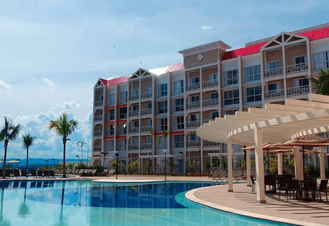 Espaço de lazer no São Pedro Thermas Resort, em São Pedro (SP) | Foto: Divulgação/São Pedro Thermas Resort