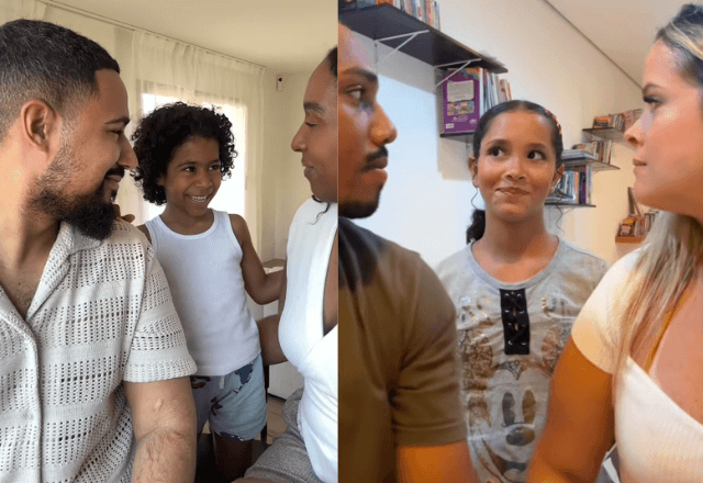 Quem a criança olha primeiro? Trend nas redes mostra vínculo afetivo entre pais e filhos Quem a criança olha primeiro? Trend nas redes mostra vínculo afetivo entre pais e filhos