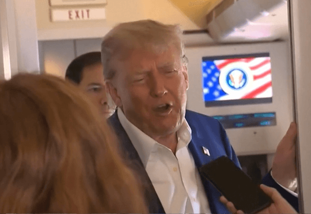 Donald Trump participa de cúpula da Otan na Holanda | Reprodução