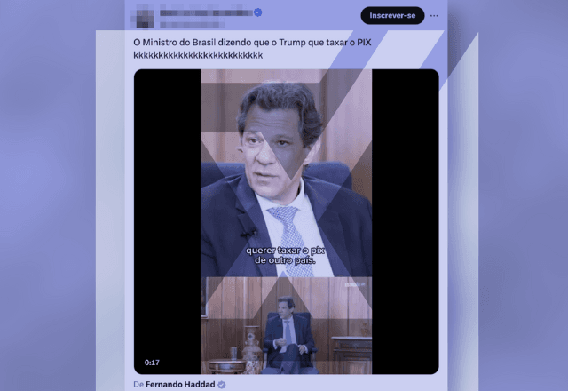 Pix não pode ser taxado por Trump, por mais que seja alvo de investigação comercial dos EUA | Foto: Projeto Comprova