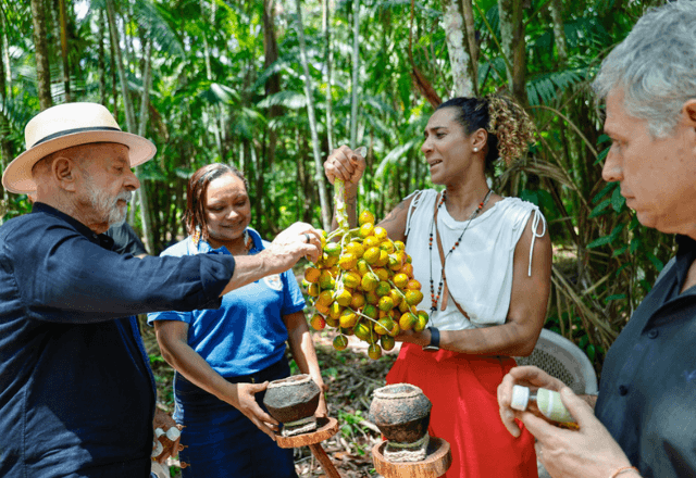 Visita ao Projeto de Assentamento Agroextrativista (PAE) de Ilha Grande | Ricardo Stuckert/PR