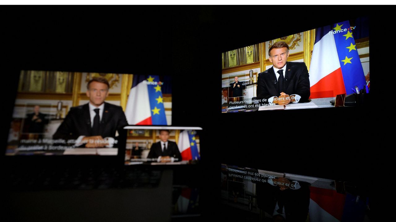 Macron condena cenas “chocantes” de violência na França