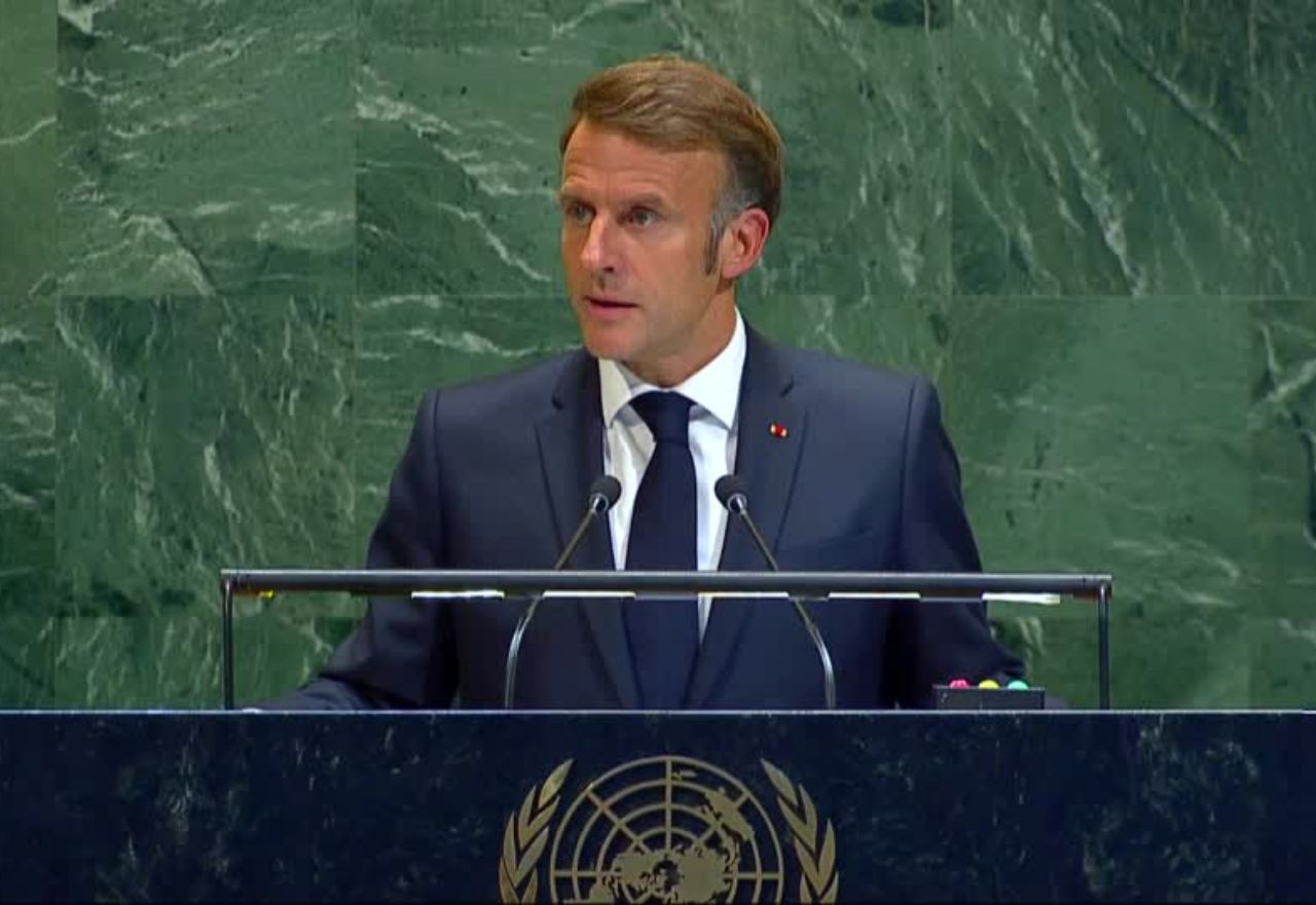 Macron: devemos abrir caminho para a paz - Reuters / Reprodução