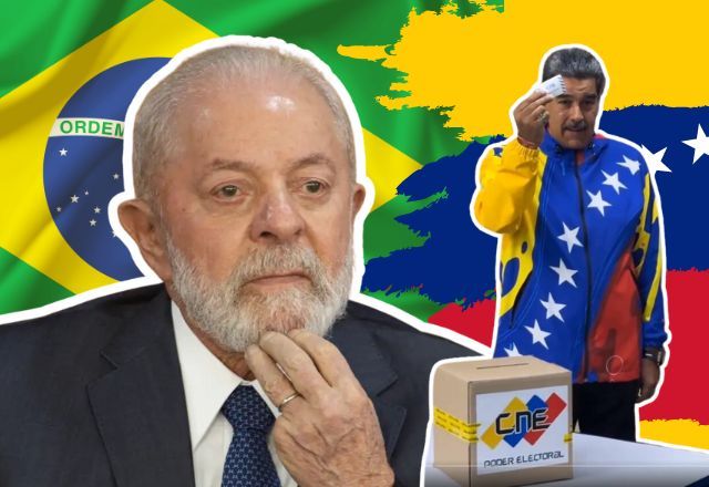 Maduro não se abalou com fala de Lula, disse para ele tomar um chá e anuncia que ganhou a eleição na Venezuela | Montagem/Cido Coelho/SBT News/Agência Brasil/X/@NicolasMaduro