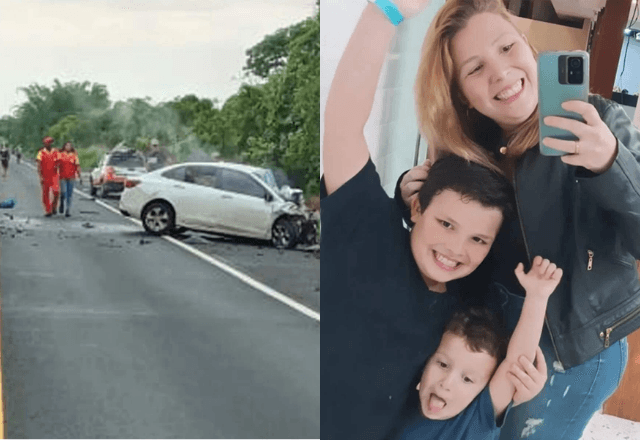 Mãe e filhos morrem em acidente em MG | Divulgação/Redes sociais