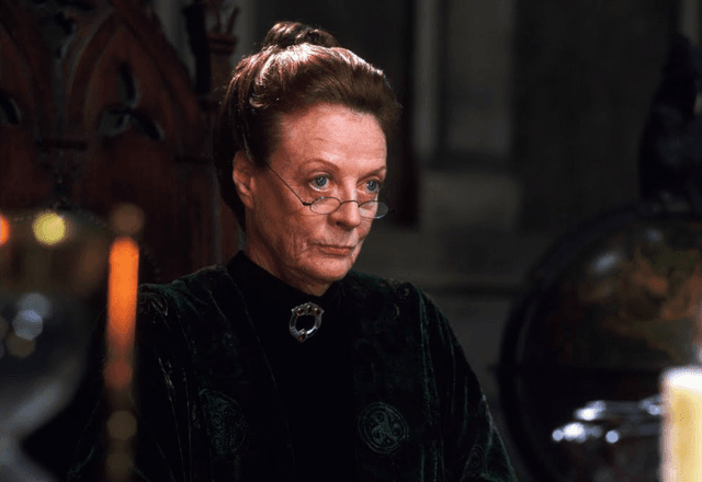 Maggie Smith como Minerva McGonagall em 'Harry Potter' | Divulgação