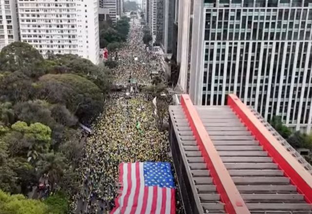 Apoiadores de Bolsonaro em manifestação na Avenida Paulista em 7 de setembro | Foto: Reprodução