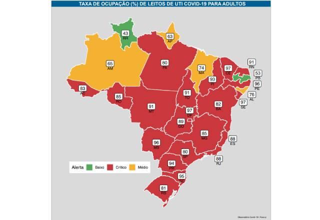 Pandemia permanece em patamares críticos, diz Fiocruz Pandemia permanece em patamares críticos, diz Fiocruz