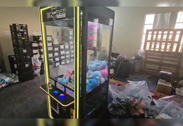 Máquina de pelúcias adulterada, segundo laudo pericial | Reprodução/Polícia Civil