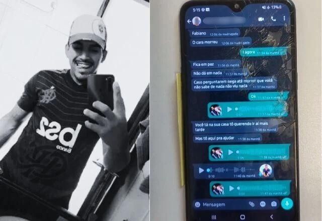 Rafael dos Santos foi acusado por uma fake news em, seguida, espancado até a morte. Mensagens mostram vereador orientando criminoso | Reprodução