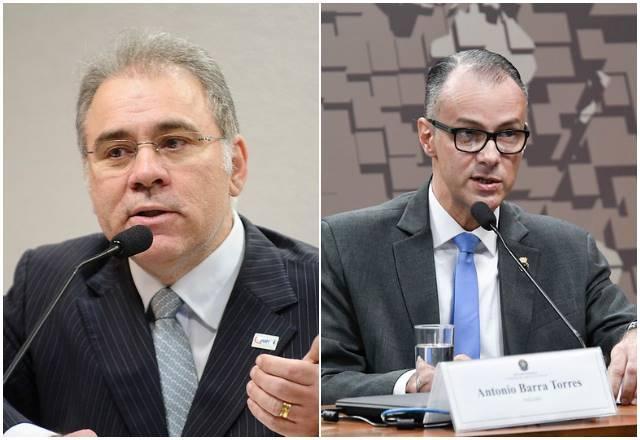 Marcelo Queiroga e Antonio Barra Torres