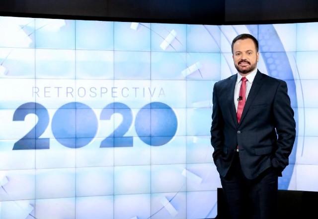 Marcelo Torres na apresentação da Retrospectiva 2020 do SBT