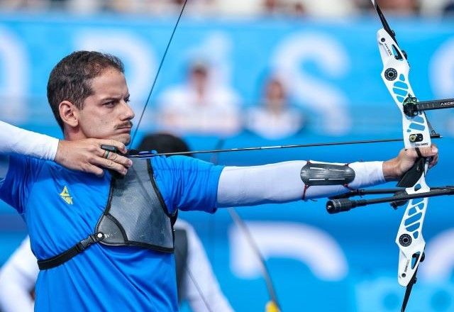 Marcus D'Almeida no tiro com arco eliminado nas oitavas | Divulgação/Wander Roberto/COB