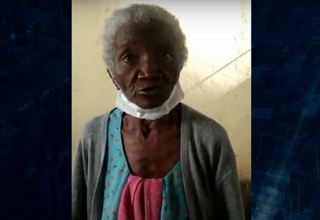 Maria das Graças, idosa que nega ter sido mantida em cárcere em Guaratiba (RJ)