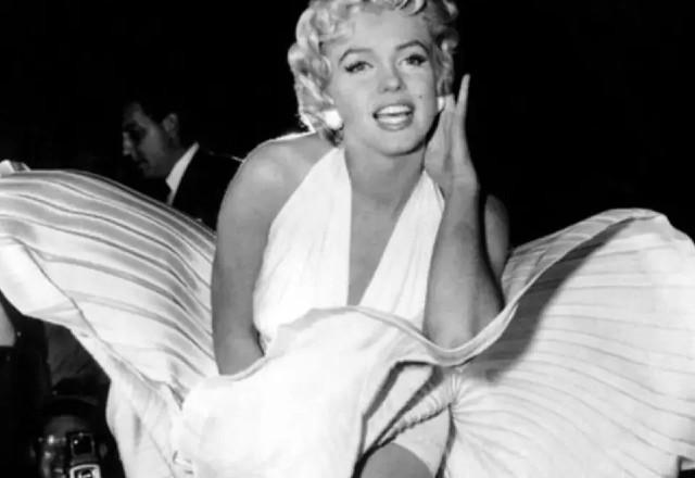 Marilyn Monroe usa vestido branco esvoaçante