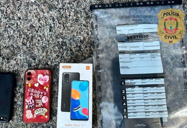 Material apreendido na operação da PCDF | Divulgação/Polícia Civil do Distrito Federal