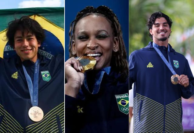 Medalhistas olímpicos de Paris | Luiza Moraes/Willian Lucas/ Alexandre Loureiro/COB
