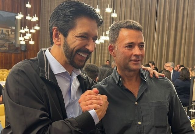 Ricardo Nunes (MDB) e coronel Mello Araújo | Reprodução/Diretório Municipal PL