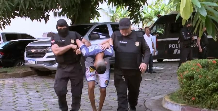 Membros de torcidas organizadas são presos no Pará | Reprodução SBT Brasil