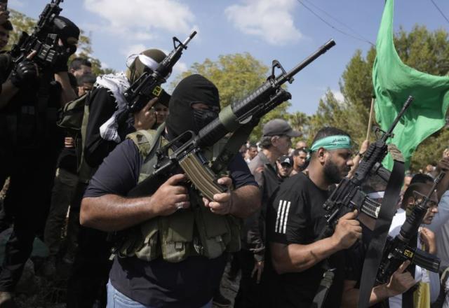 Membros do grupo Hamas