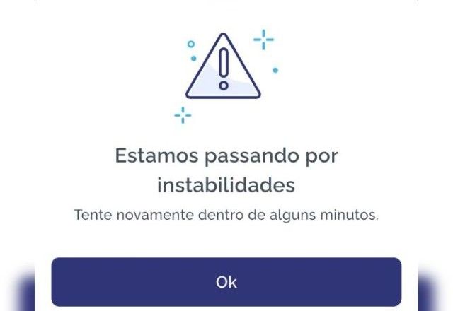 Mensagem do app do Fundo Garantidor de Crédito | Reprodução
