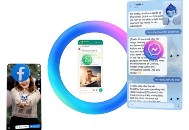 Instagram, Messenger e WhatsApp são testados com o Meta AI em alguns países | Divulgação/Meta